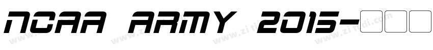 NCAA Army 2015字体转换